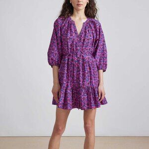 NWT Mini Mitte Dress - XS / Palm Floral Fuchsia